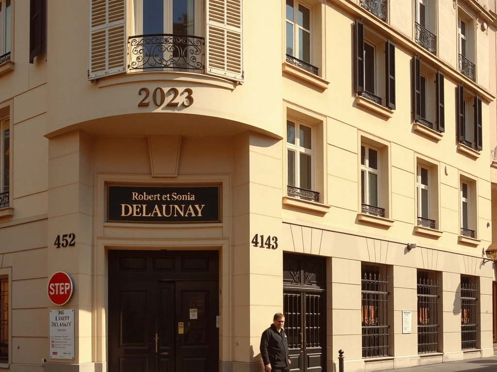 35 Rue Robert et Sonia Delaunay Street Facade