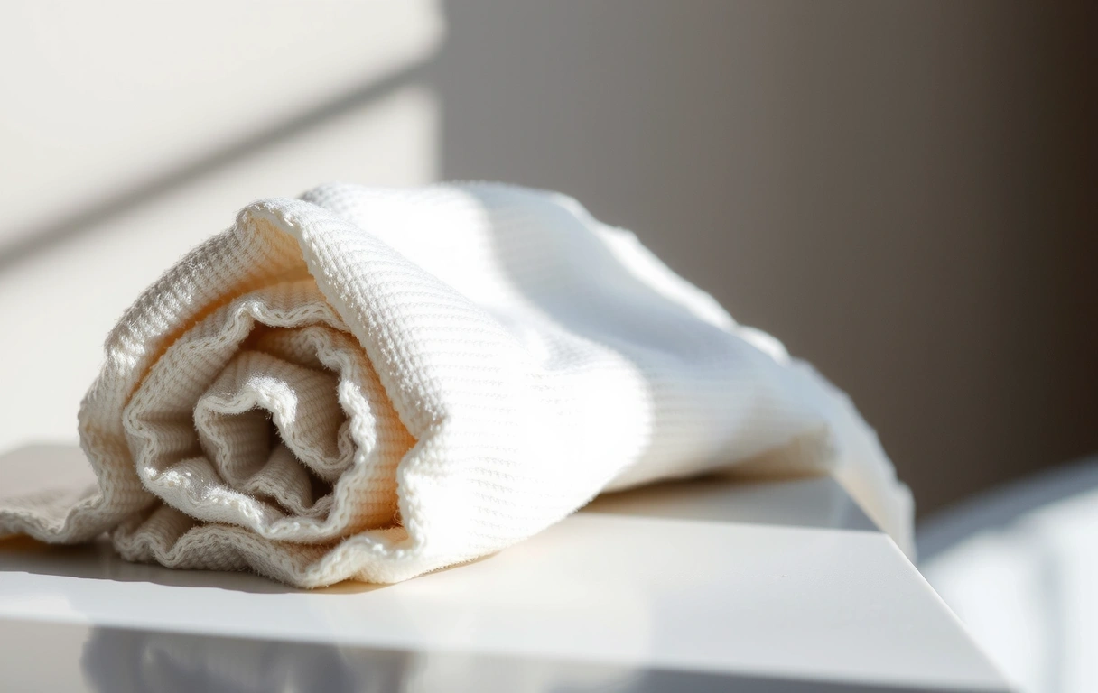 Texture of cleaning materials